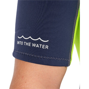 2024 Gul Mens Response 3/2mm Back Zip Shorty Wetsuit RE3319-C1 - Grey / Sulphur